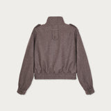 Chaqueta Bomber Tweed Café