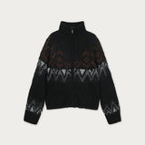 Chaleco Nube Alpaca Jaquard Negro