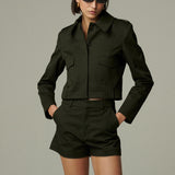 Chaqueta Marsella Gabardina Verde