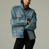 Chaqueta Rodas Jeans Celeste