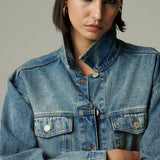 Chaqueta Rodas Jeans Celeste