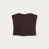 Corset Gabardina Café