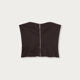 Corset Gabardina Café