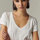 Polera Famel Algodón Blanca