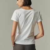 Polera Famel Algodón Blanca