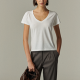 Polera Famel Algodón Blanca