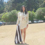 Pollera Siena Lino Mantequilla