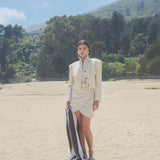 Pollera Siena Lino Mantequilla