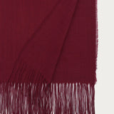 Bufanda Laura Alpaca Wine Talla Única