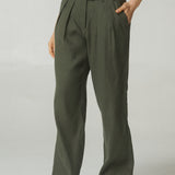 Pantalón Paul Lino Verde