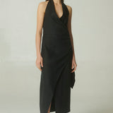 Vestido Mallorca Lino Negro