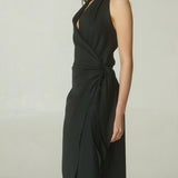 Vestido Mallorca Lino Negro