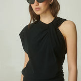 Vestido Ana Algodón Negro