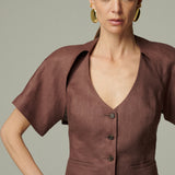 Gilet Milano Lino Café