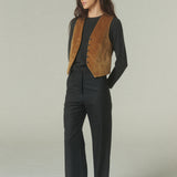 Gilet Terciopelo Beige