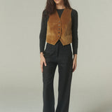 Gilet Terciopelo Beige