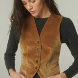 Gilet Terciopelo Beige