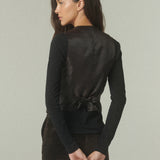 Gilet Terciopelo Chocolate