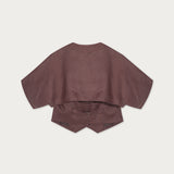 Gilet Milano Lino Café