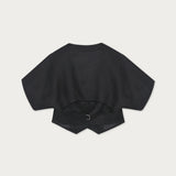 Gilet Milano Lino Negro