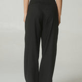 Pantalón Balloon Lino Negro