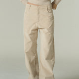 Pantalón Bone Cotelé Crudo