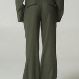 Pantalón Lalalou Lino Verde
