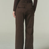 Pantalón Lalalou Gabardina Café