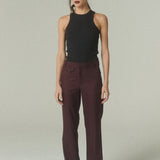 Pantalón Sendai Lana Burdeo