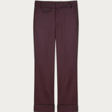 Pantalón Sendai Lana Burdeo