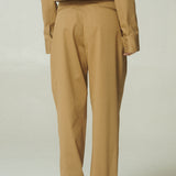 Pantalón City Gabardina Camel