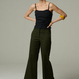 Pantalón Victoria Gabardina Verde