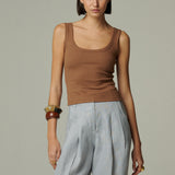 Polera Citizen Rib Camel