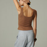 Polera Citizen Rib Camel