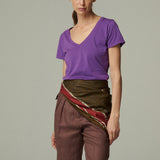 Polera Famel Algodón Morada