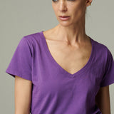 Polera Famel Algodón Morada