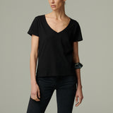 Polera Famel Algodón Negro