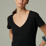 Polera Famel Algodón Negro