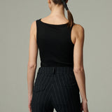 Polera Liviana Rib Negro