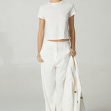 Polera Perfecta Algodón Blanca