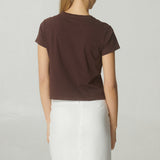 Polera Perfecta Algodón Café