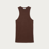 Polera Eva Rib Café