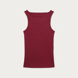 Polera Liviana Rib Burdeo