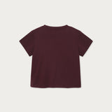 Polera Perfecta Algodón Burdeo