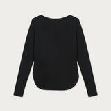 Polera Rivoli Algodón Negra