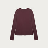 Polera Soho Algodón Burdeo