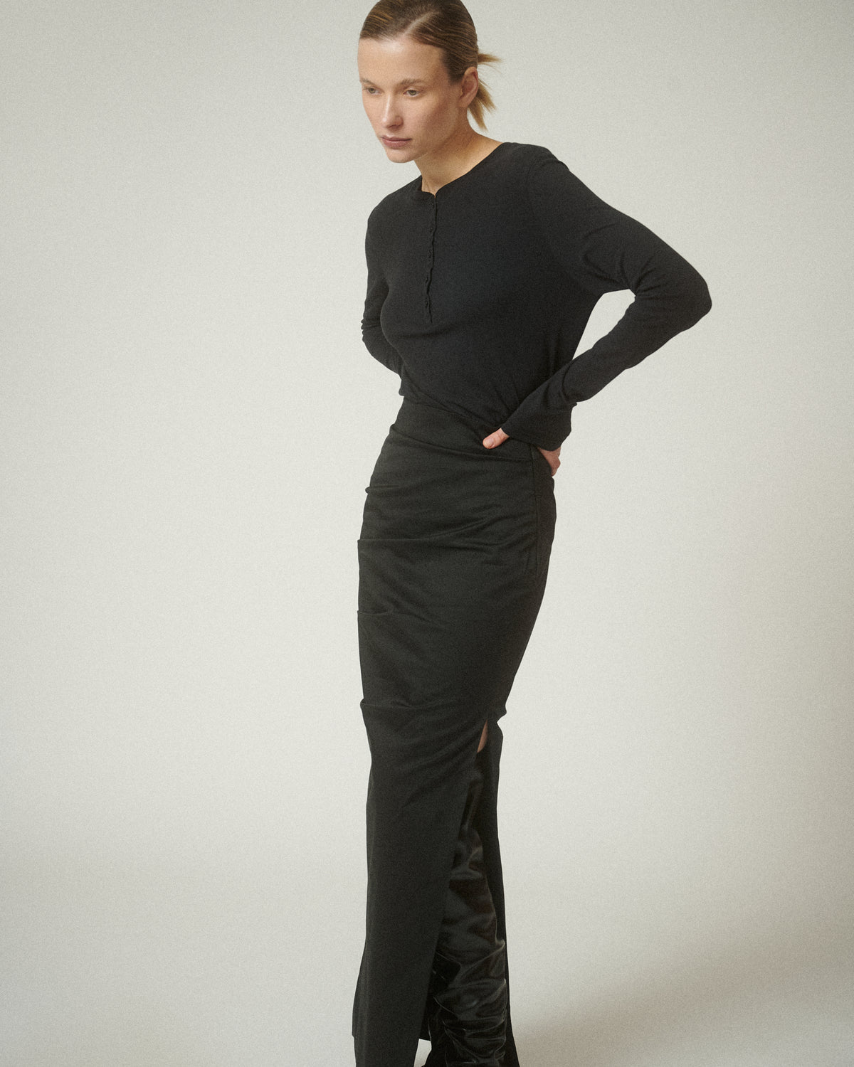 Polera Soho Algodón Negro