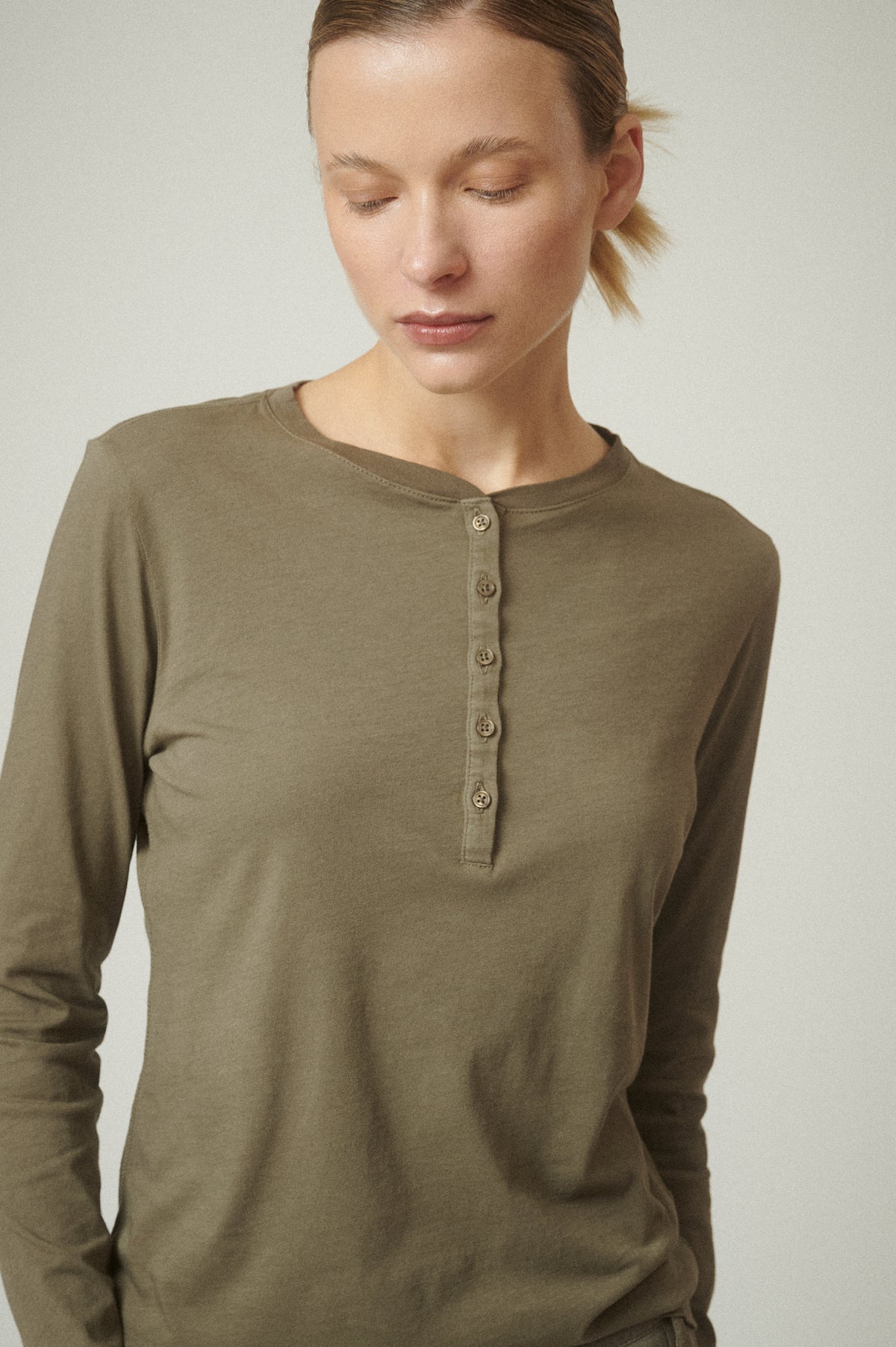 Polera Soho Algodón Oliva