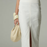 Pollera Parma Blanco Jeans
