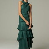 Pollera Pisa Lino Verde